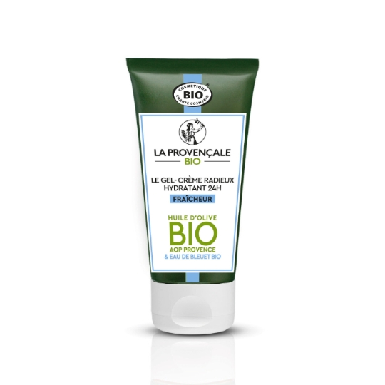 Gel crème Hydratant Visage Jour et Nuit Peau Fraîche et Lisse Non Grasse Olive et Bleuet Bio La Provençale Bio LA PROVENCALE BIO