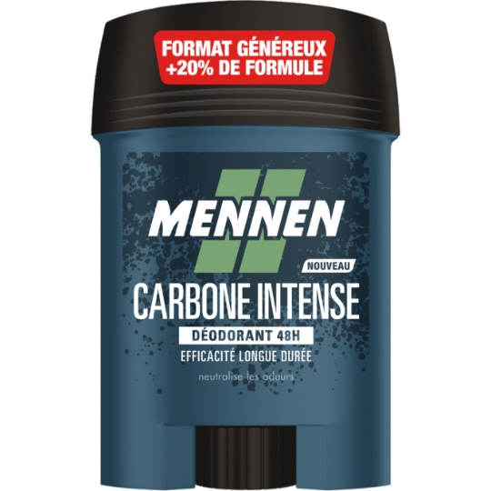 Déodorant stick homme Anti-transpirant 48h Carbone Intense MENNEN