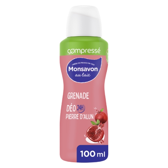 Déodorant spray compressé Antibactérien Pierre d'alun MONSAVON