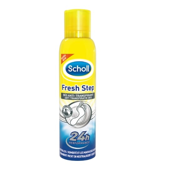 Déodorant pieds Poudre Fraîcheur 24h Fresh Step SCHOLL