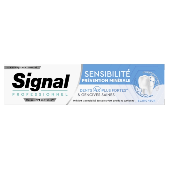 Dentifrice Sensibilité Protection Minérale Blancheur SIGNAL