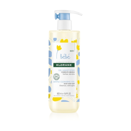 Gel douche bébé Doux Corps et Cheveux KLORANE