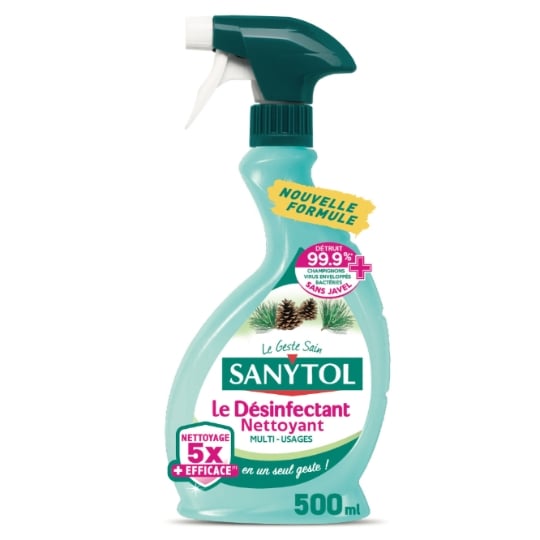 Nettoyant Ménager  Multi-Usages Désinfectant Pin SANYTOL