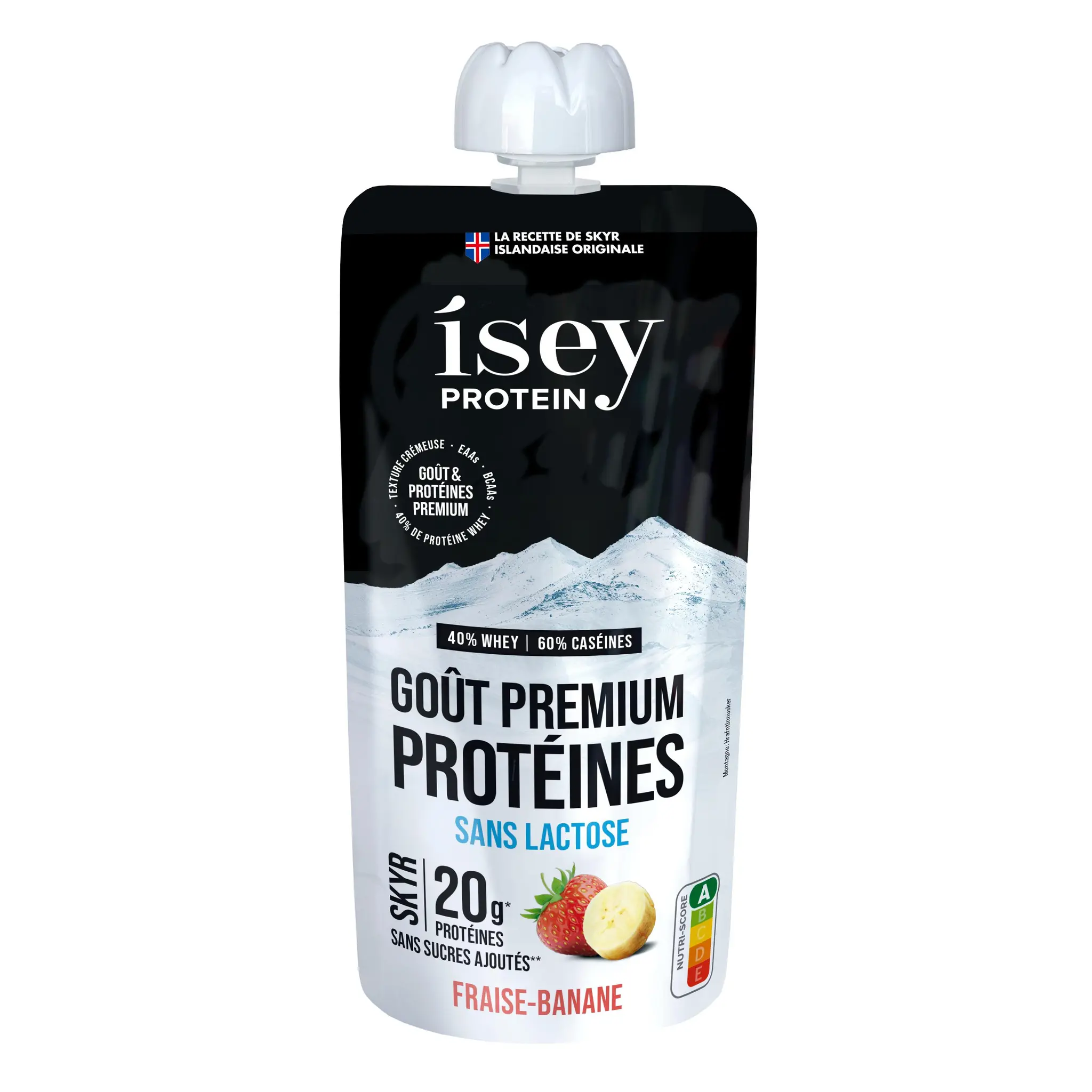 ISEY Protein Skyr saveur fraise banane