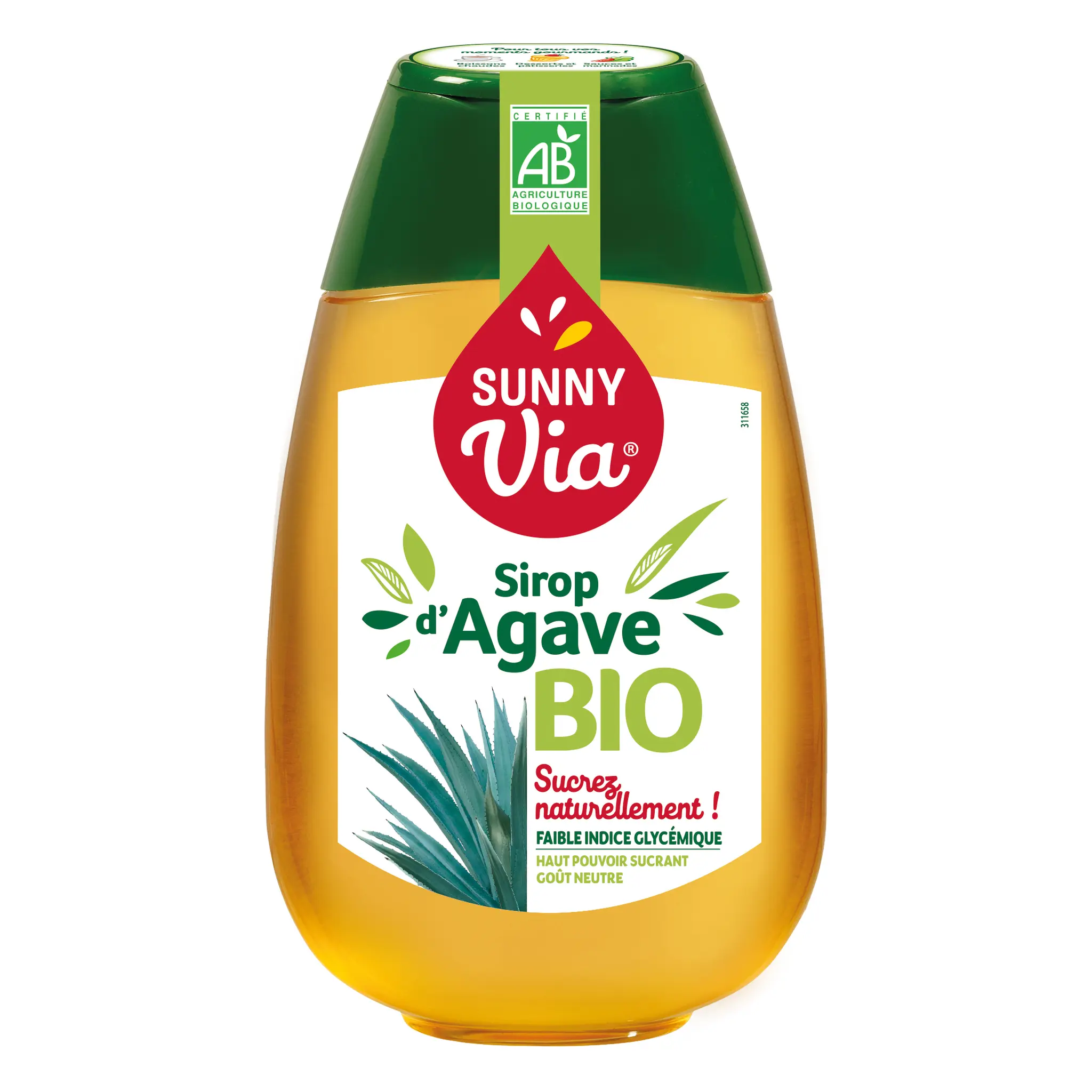 SUNNY VIA Sirop d'Agave bio