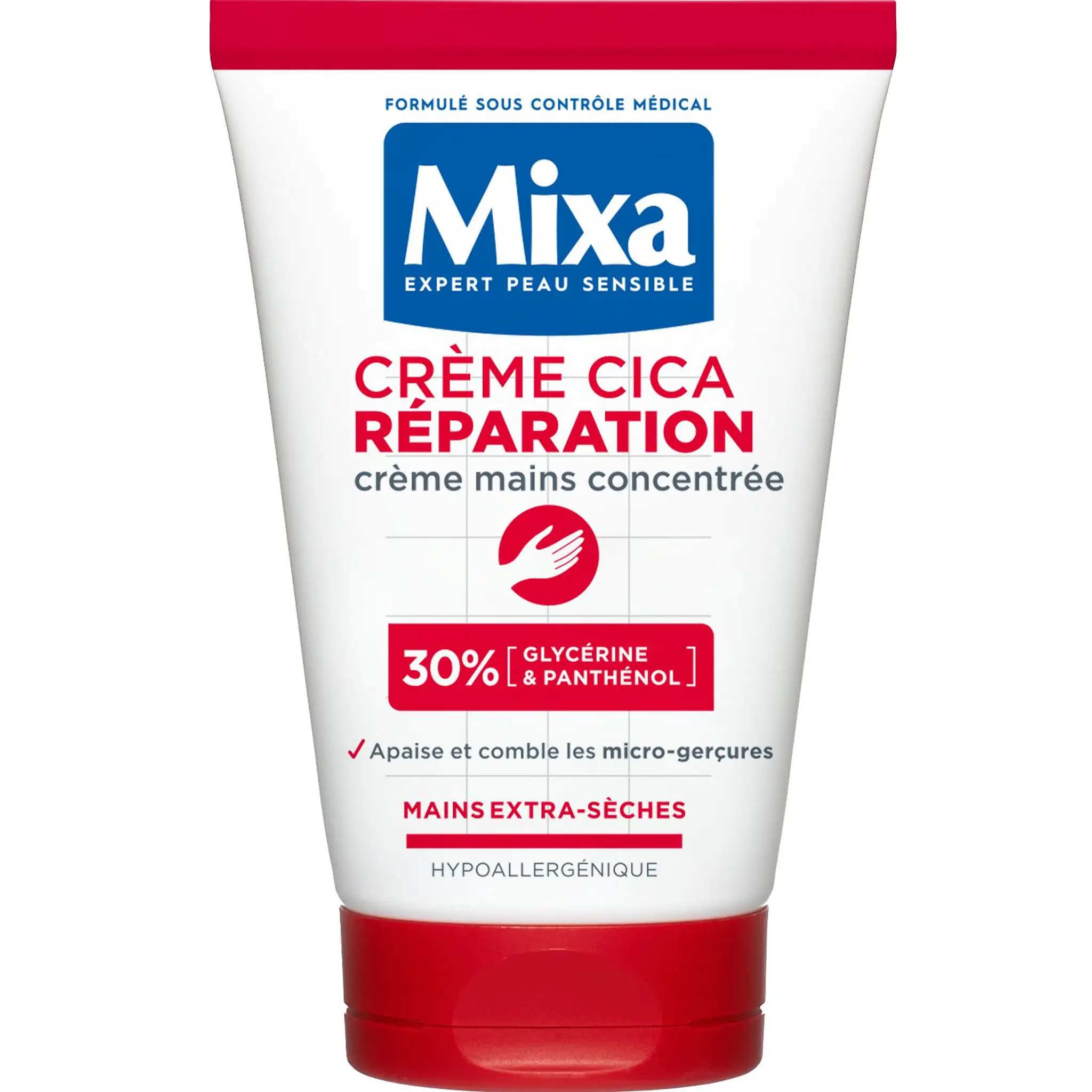 MIXA Intensif Cica-Mains crème réparatrice intense peaux sèches