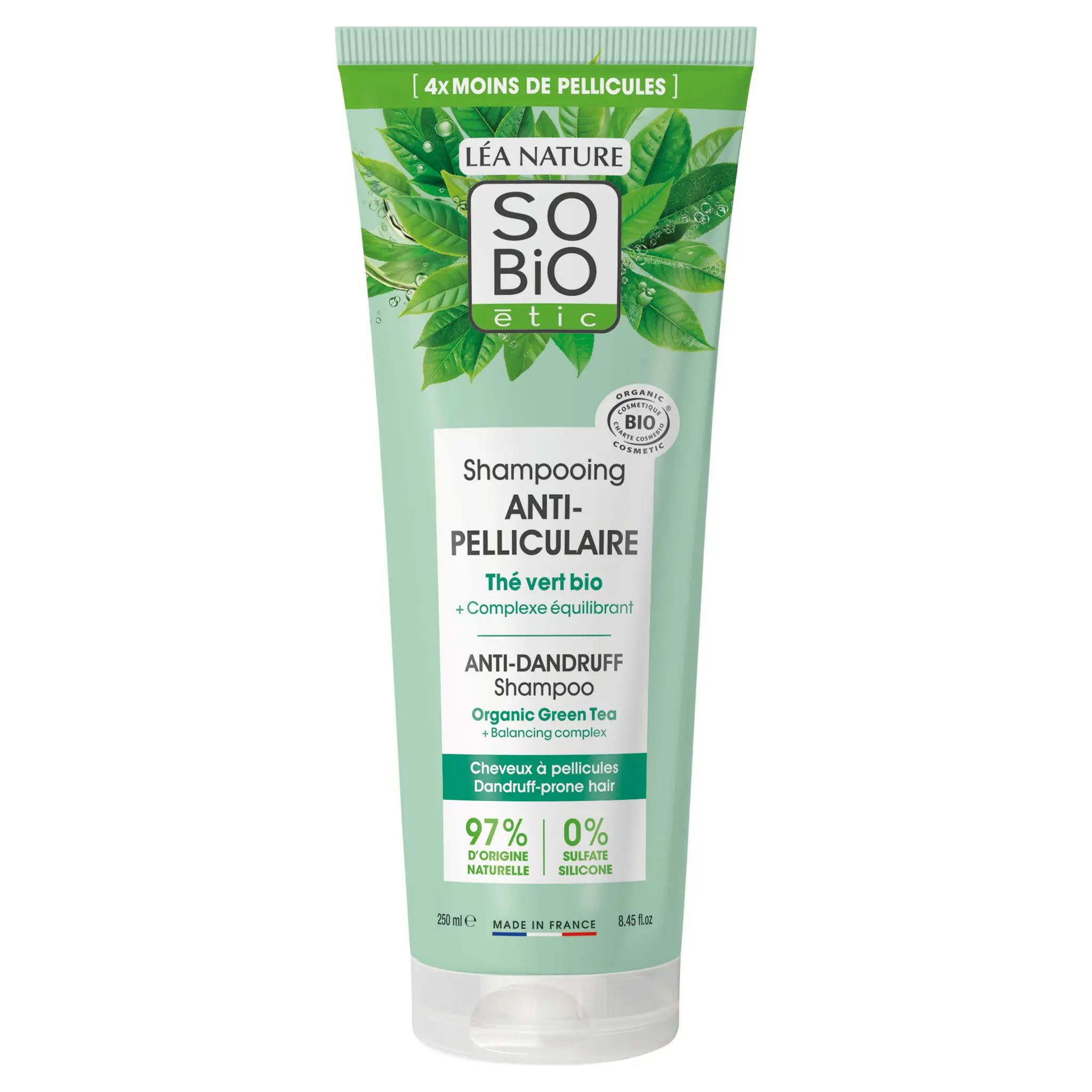 SO BIO ETIC Shampooing bio anti-pelliculaire au thé vert