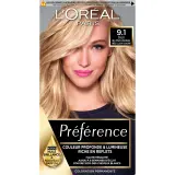 L'OREAL Préférence coloration 9.1 Oslo blond très clair cendré