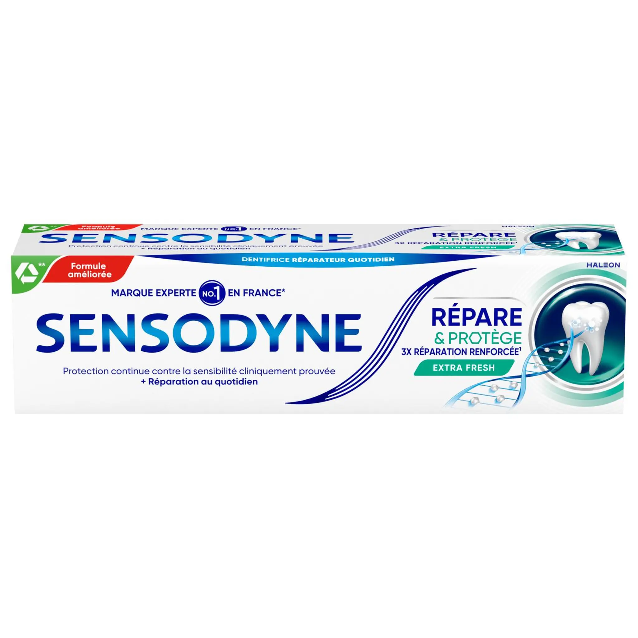 SENSODYNE Dentifrice répare et protège extra fresh