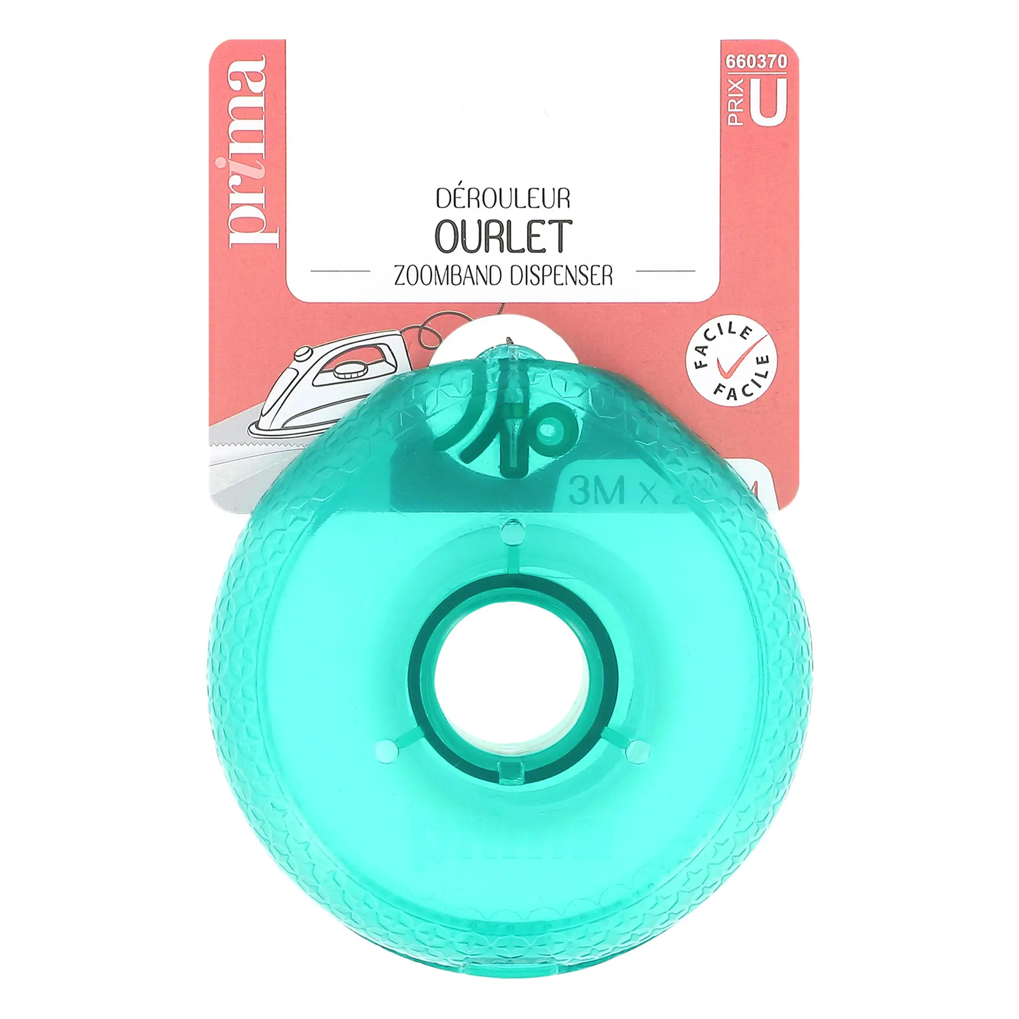 PRIMA Dérouleur ourlet 3m x 20mm