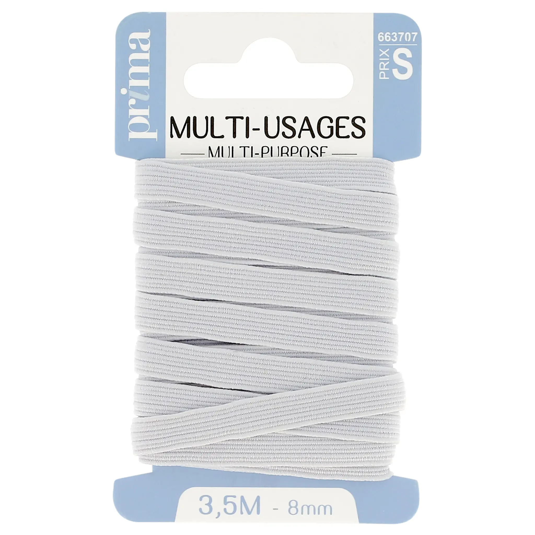 PRIMA Elastique multi-usages moyen 3.5m x 8mm