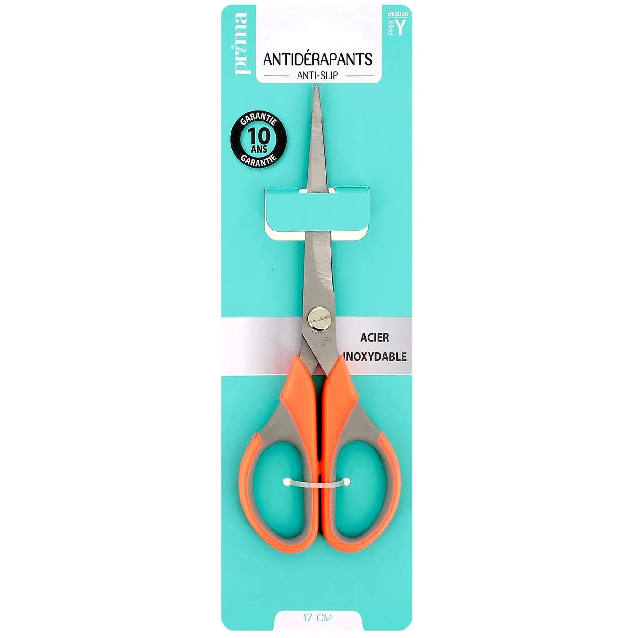 PRIMA Ciseaux antidérapants acier inoxydable 17cm