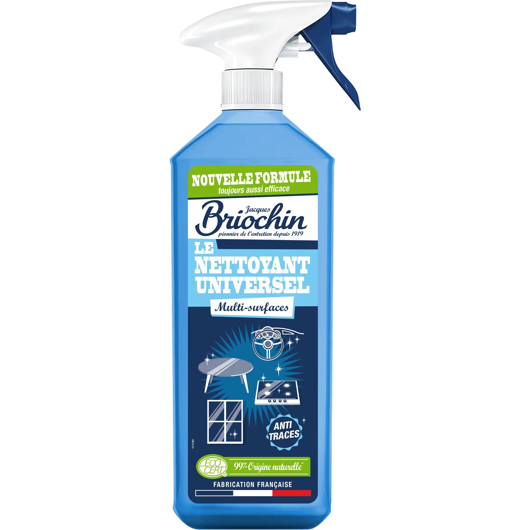 BRIOCHIN Spray nettoyant anti-traces ecologique multi-usages
