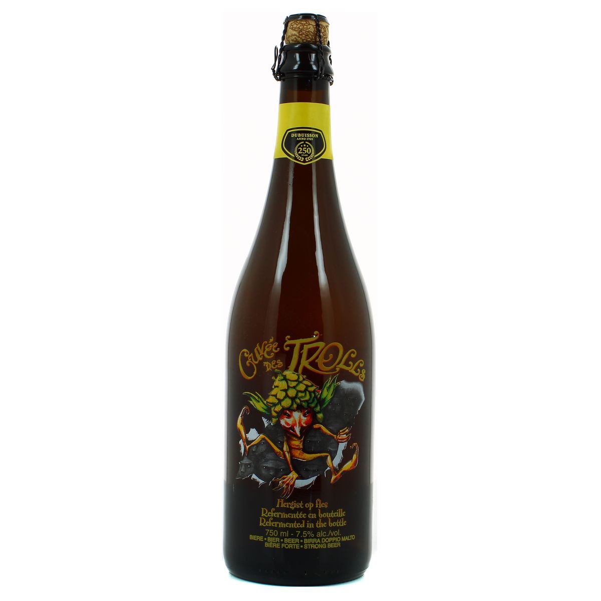 Cuvée des Trolls Bière blonde 7°, 75cl