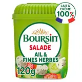 Boursin Dés de fromage Ail & Fines herbes, 120g