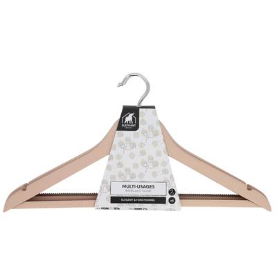 Elephant Cintre bois triangle, 4 cintres