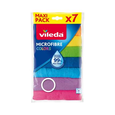 Vileda Lavettes Colors multiPack, 7 lavettes