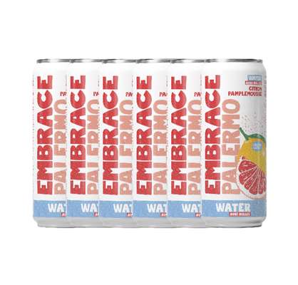 Eau pétillante pamplemousse/citron - Palermo, Embrace (6 x 33 cl)