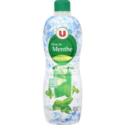 Sirop de menthe, U (1,3 L)