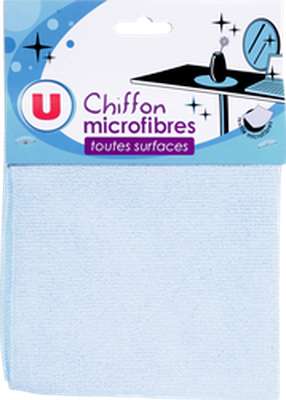 Chiffon microfibres toutes surfaces, U (x 1)