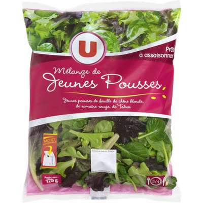 Salade mélange de jeunes pousses, U (100 g)