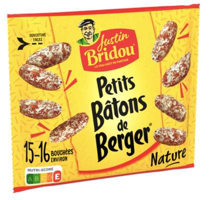 Petits Bâtons de Berger nature, Justin Bridou (100 g)