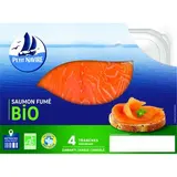 Saumon fumé Atlantique BIO, Petit Navire (4 tranches, 120 g)
