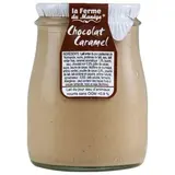 Yaourt entier brassé au lait du jour chocolat caramel, La Ferme du Manège (180 g)