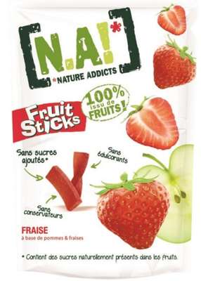 Pépites Fruit Sticks fraise, N.A! (40 g)