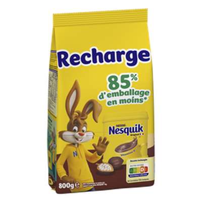 Recharge de poudre chocolaté, Nesquik  (800 g)