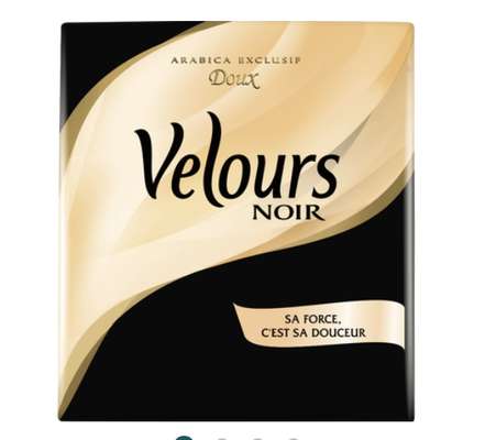 Cafe moulu doux, Velours Noir LOT DE 2 (2 x 250 g)