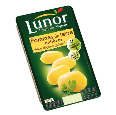 Pomme de terre entière cuite vapeur, Lunor (500 g)
