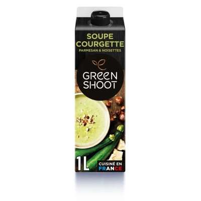 Soupe de courgette fromage frais et noisettes, Greenshoot (1 L)