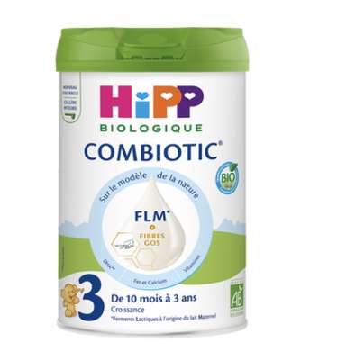 Lait de croissance Combiotic en poudre BIO - dès 12 mois, Hipp  (800 g)