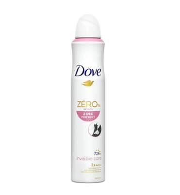 Déodorant invisible dry 0% clean touch, Dove (200 ml)
