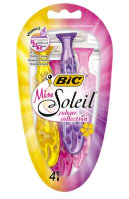 Rasoirs jetables féminin Miss soleil color sous blister, Bic x4