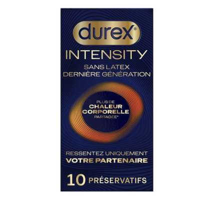 Préservatifs intensity,  Durex (x 10)