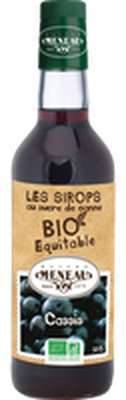 Sirop de cassis au sucre de canne BIO, Maison Meneau  (50 cl)