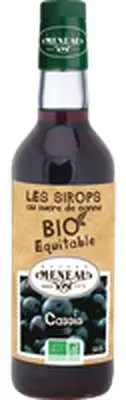 Sirop de cassis au sucre de canne BIO, Maison Meneau  (50 cl)