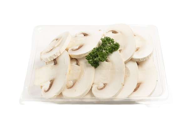Champignons blancs en lamelle (barquette de 200 g), Espagne