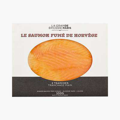 Saumon fumé de Norvège, La Grande Epicerie de Paris (x 2 tranches, 100 g)
