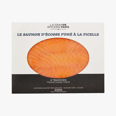 Saumon d'Écosse fumé à la ficelle, La Grande Epicerie de Paris (x 4 tranches, 200 g)