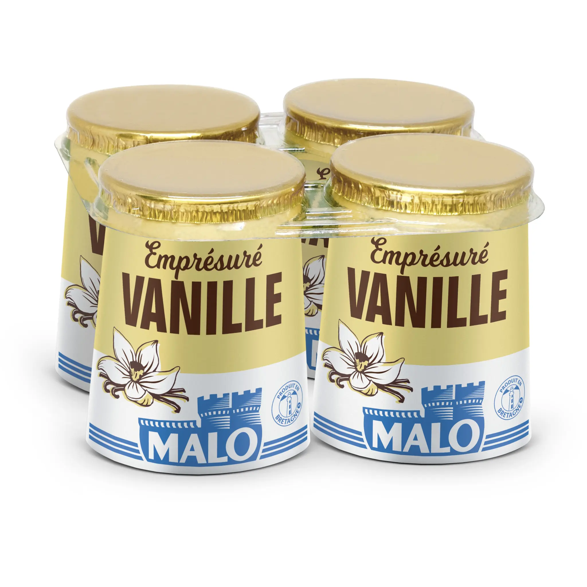 MALO Dessert emprésuré aromatisé vanille