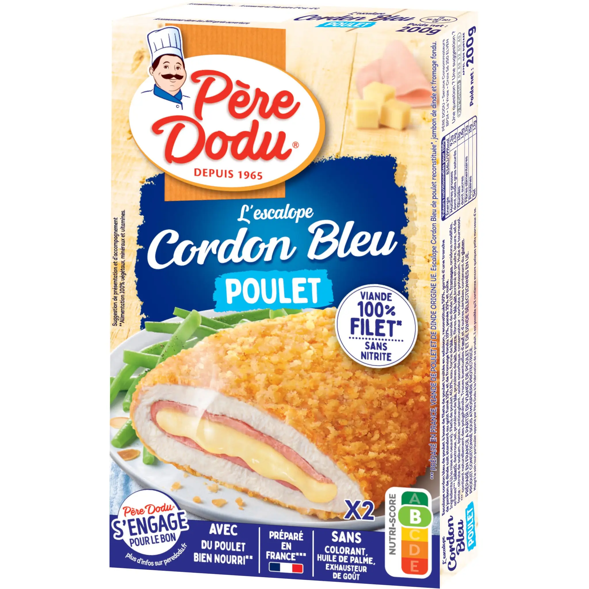 PERE DODU Cordon bleu de poulet
