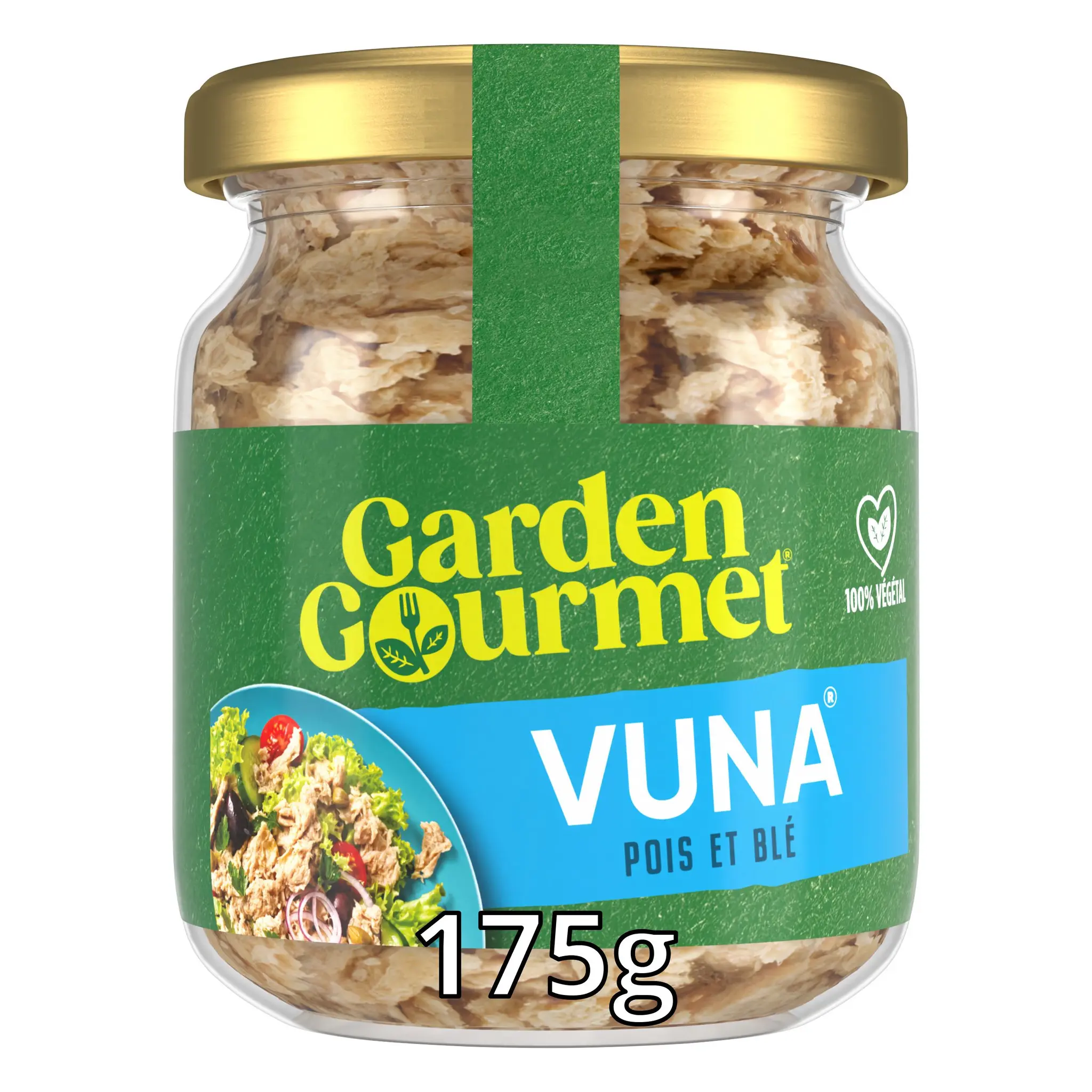 GARDEN GOURMET Vuna à base de protéines de pois goût similaire au thon