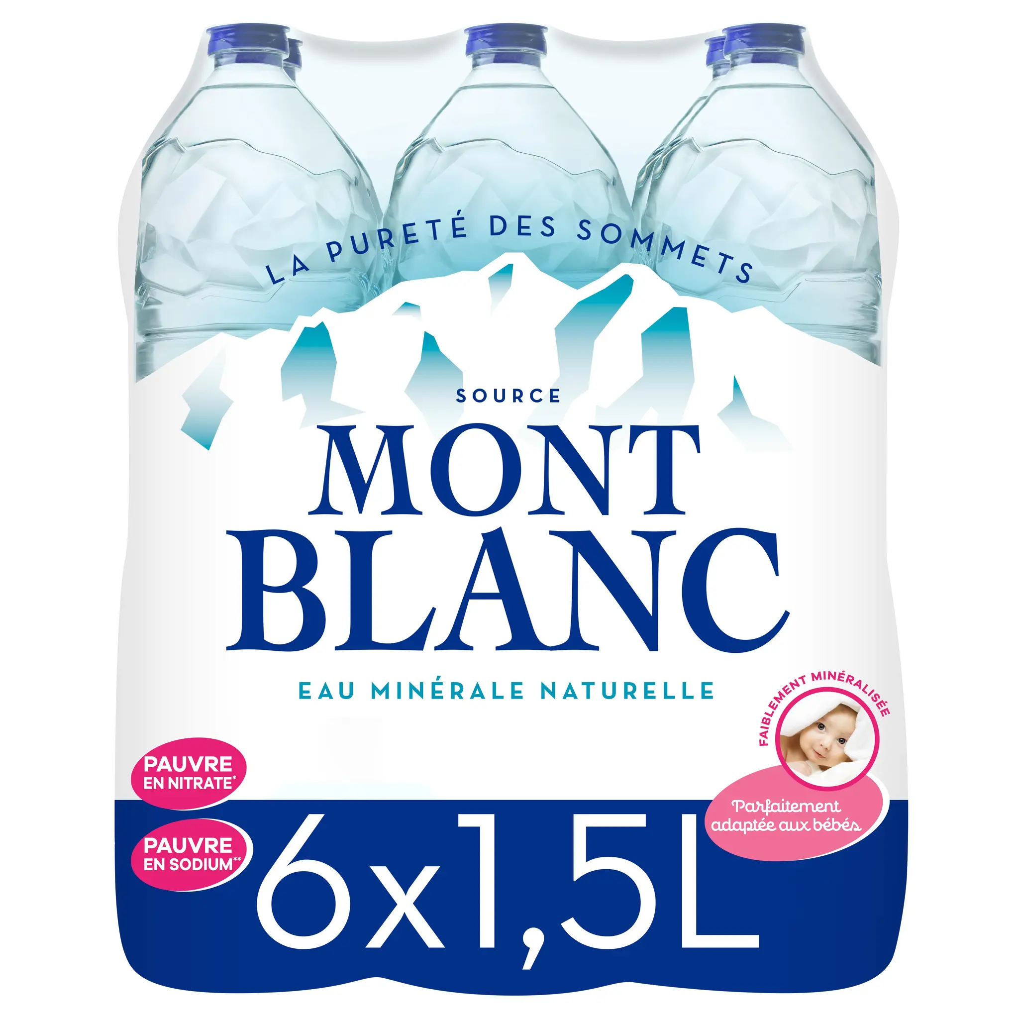 MONT BLANC Eau minérale plate naturelle