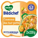 BLEDINA Blédichef Assiette couscous des tout petits dès 12 mois