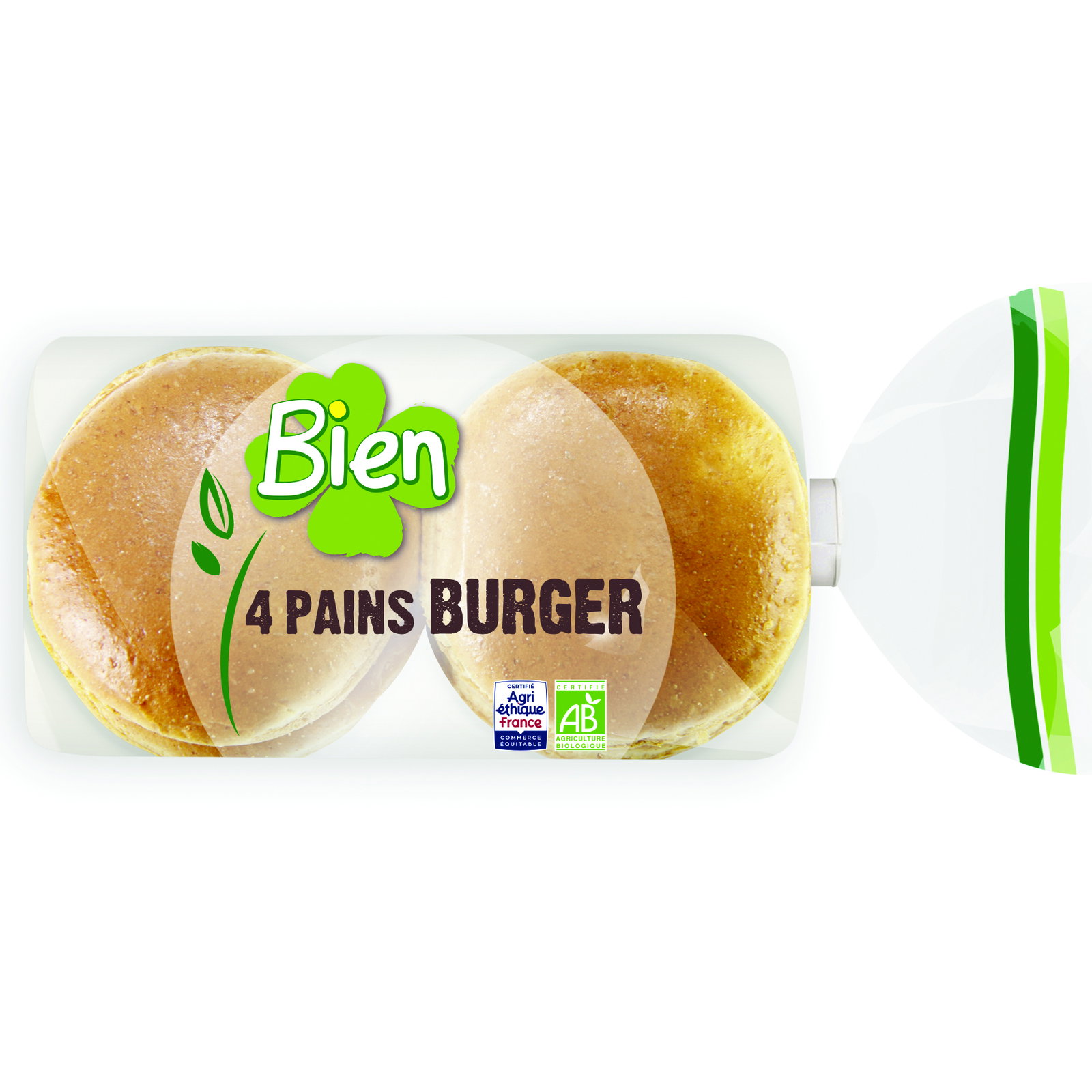 Pains à burger bio et équitable
