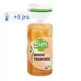 Brioche tranchée bio et équitable