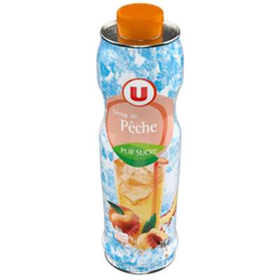 Sirop de pêche, U (75 cl)